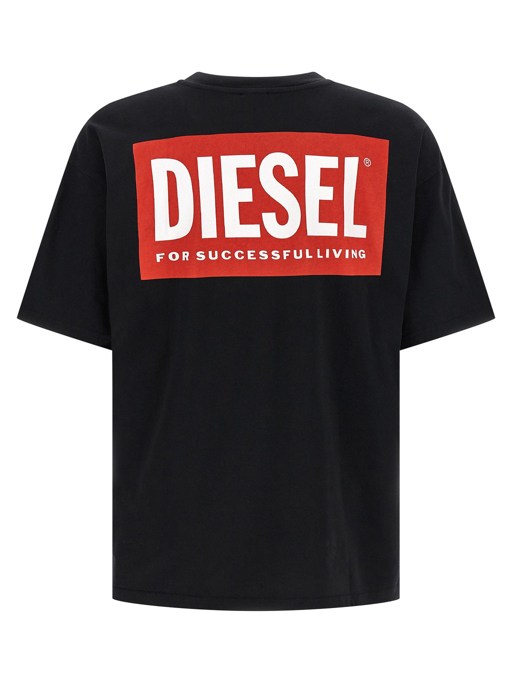 Diesel Black Cotton T-Shirt