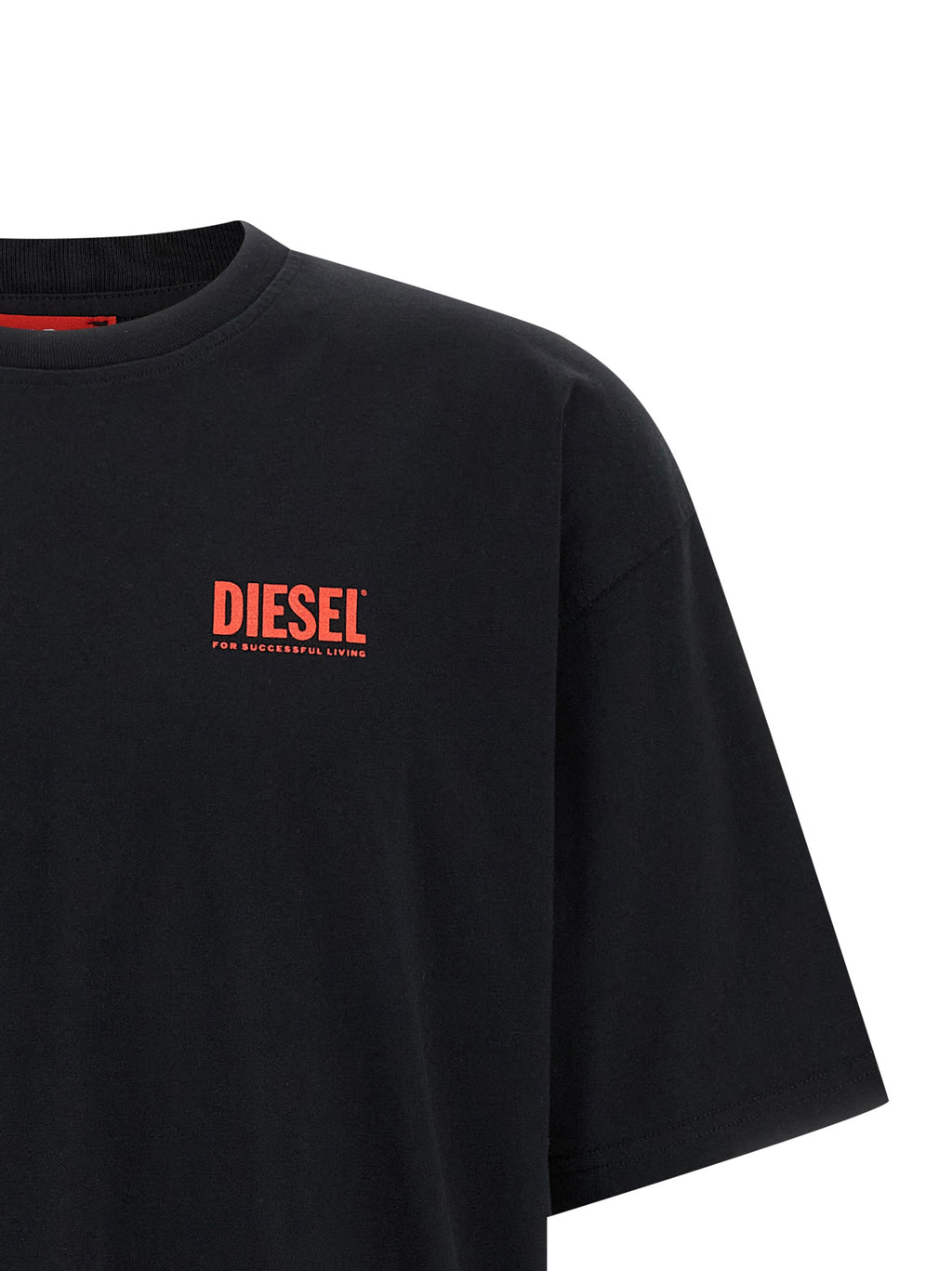 Diesel Black Cotton T-Shirt