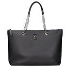 Jimmy Choo Black Leather Shoulder Bag