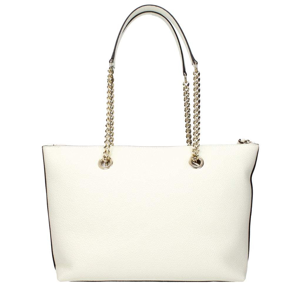 Jimmy Choo White Leather Shoulder Bag