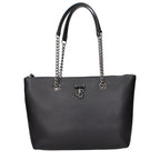 Jimmy Choo Black Leather Shoulder Bag