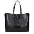 Jimmy Choo Black Leather Shoulder Bag
