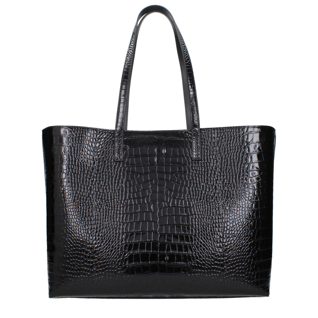 Jimmy Choo Black Leather Shoulder Bag
