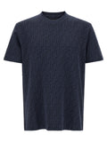 Fendi Blue Cotton T-Shirt