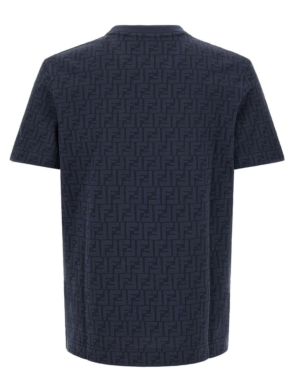 Fendi Blue Cotton T-Shirt
