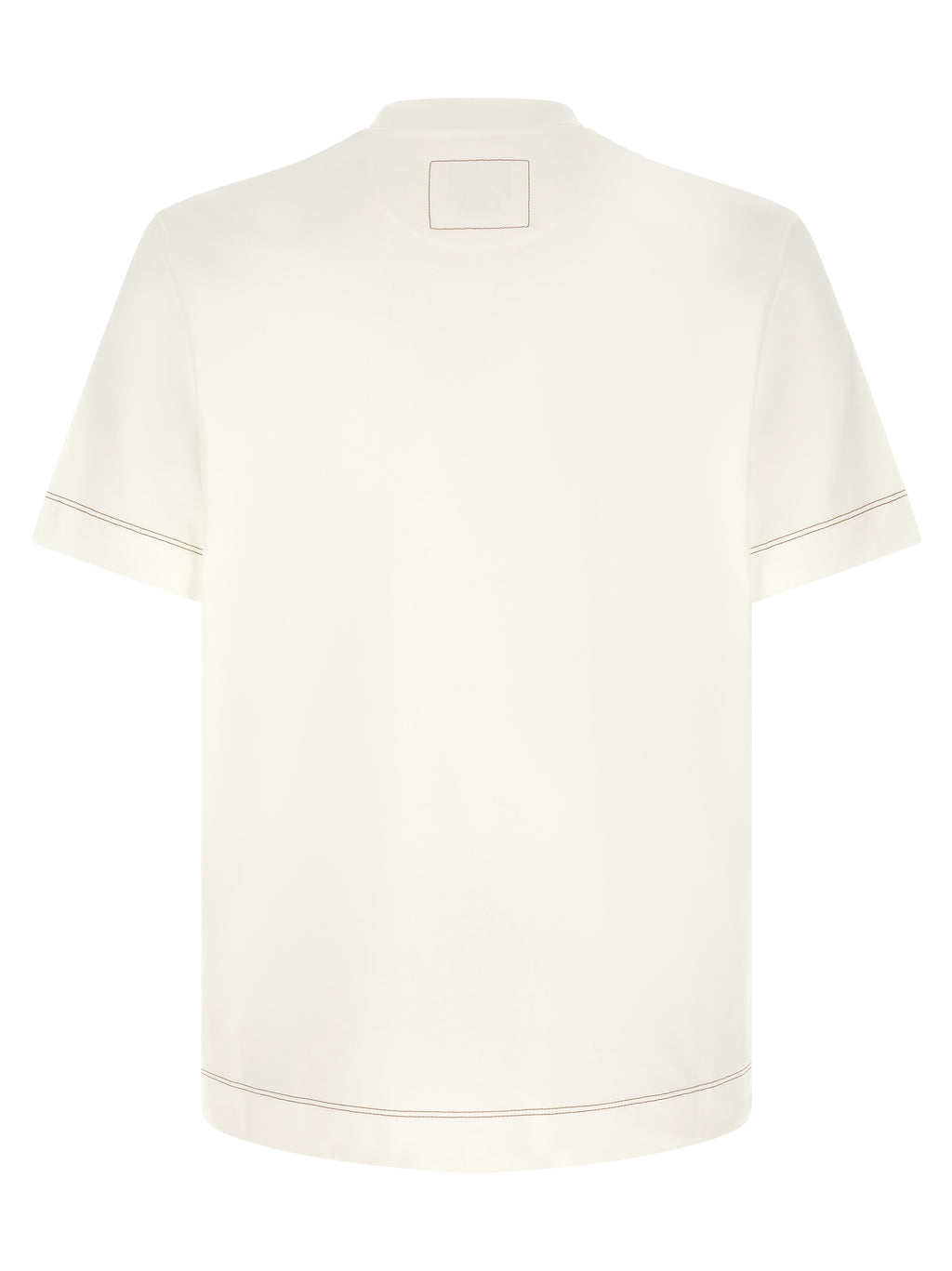 Fendi White Cotton T-Shirt