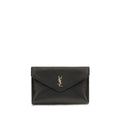 Saint Laurent Black Lamb Ovis Aries Clutch Bag