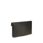 Saint Laurent Black Lamb Ovis Aries Clutch Bag