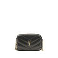 Saint Laurent Black Lamb Ovis Aries Shoulder Bag
