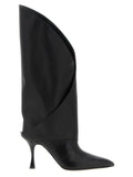 Balmain Black Calfskin Over The Knee