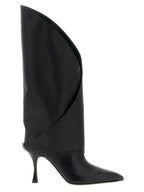 Balmain Black Calfskin Over The Knee