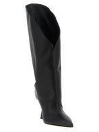 Balmain Black Calfskin Over The Knee