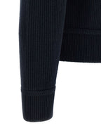 Tom Ford Blue Virgin Wool Full-Length Jacket