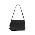 Tory Burch Black Calf Leather Bos Taurus Shoulder Bag