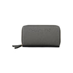 Mario Valentino Black Polyurethane Women's Wallet