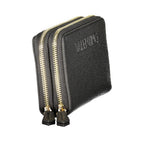 Mario Valentino Black Polyurethane Women's Wallet