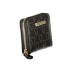 Mario Valentino Black Polyurethane Women's Wallet