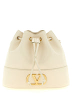 Valentino Garavani White Lamb Leather Crossbody Bag