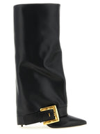 Balmain Black Calfskin Over The Knee