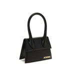 Jacquemus Black Calf Leather Bos Taurus Handbag