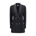 Versace Black Wool Oves Aries Blazer