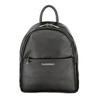 Mario Valentino Black Polyurethane Women's Backpack