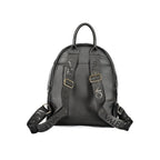 Mario Valentino Black Polyurethane Women's Backpack