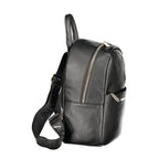 Mario Valentino Black Polyurethane Women's Backpack