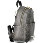 Mario Valentino Black Polyurethane Women's Backpack