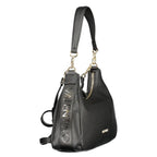 Mario Valentino Black Polyurethane Womens Bag