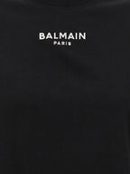 Balmain Black Cotton T-Shirt