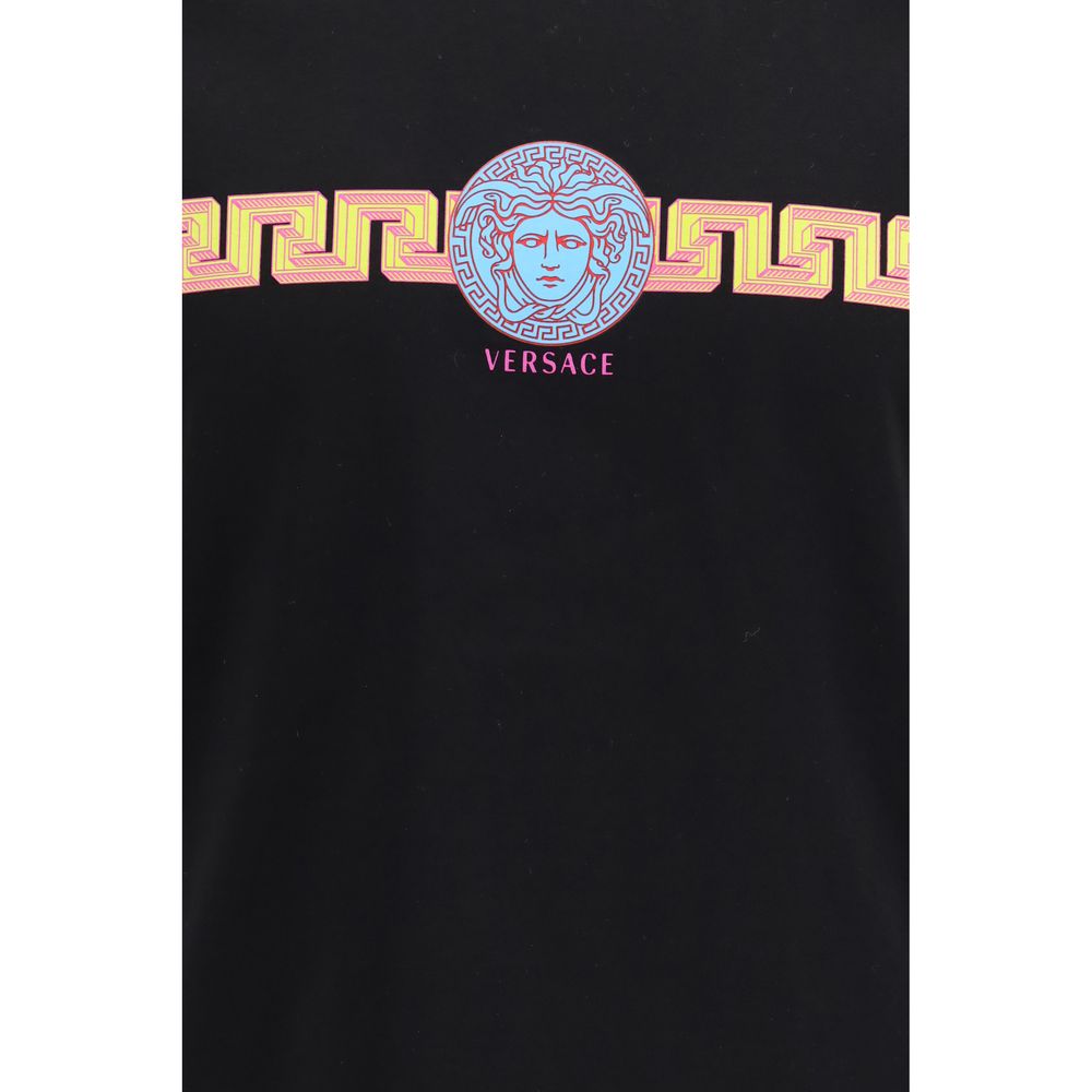 Versace Black Cotton T-Shirt