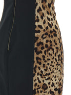Dolce & Gabbana Brown Polyamide Midi Dress