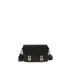 Fendi Black Calf Leather Bos Taurus Shoulder Bag