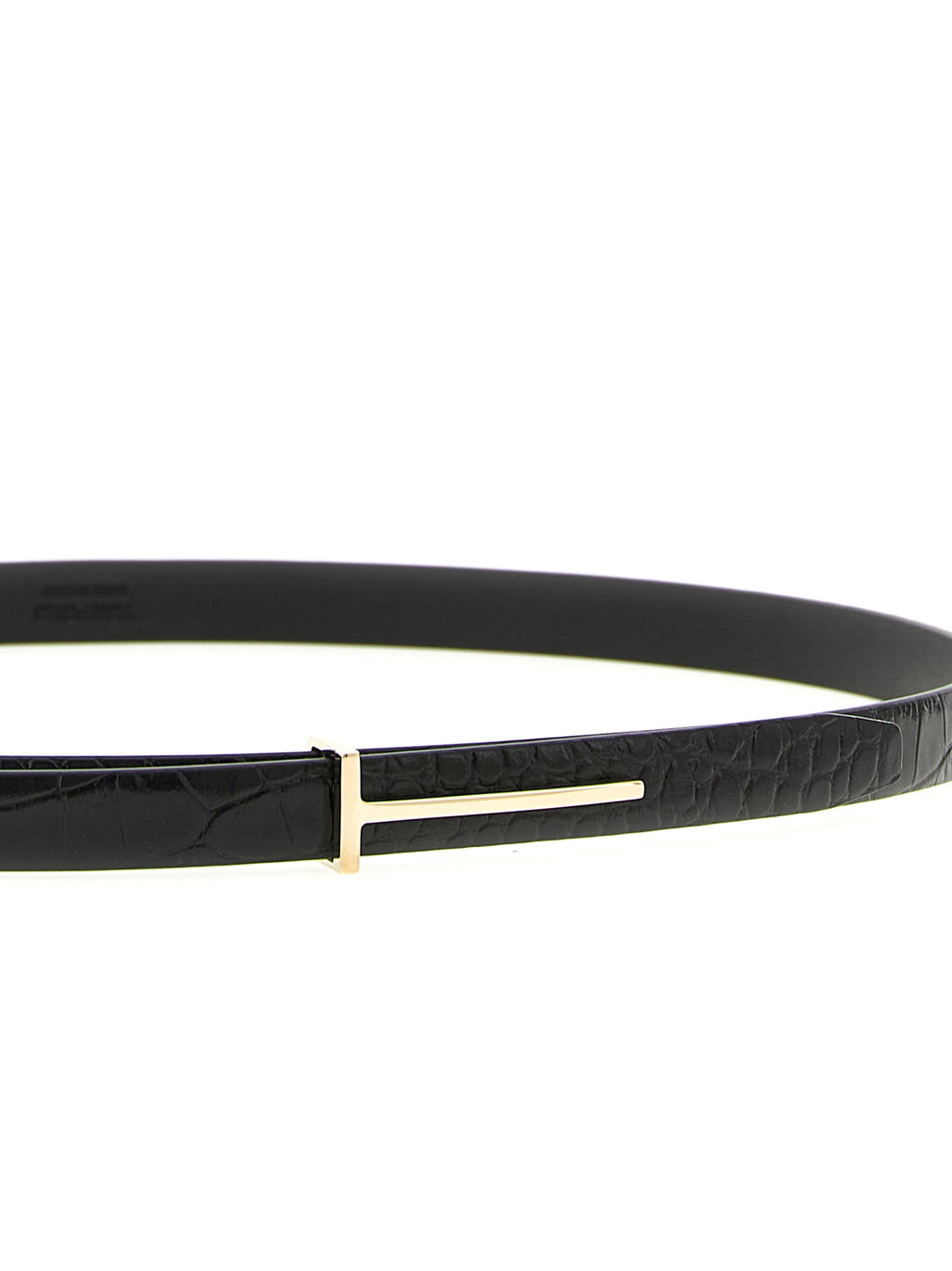 Tom Ford Black Calfskin Regular Belt