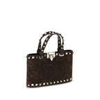 Valentino Garavani Brown Calf Leather Bos Taurus Handbag