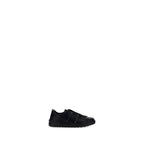 Valentino Garavani Black Calf Leather Bos Taurus Sneakers