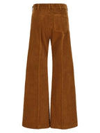 Polo Ralph Lauren Brown Cotton Flared Pants