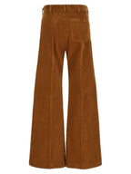 Polo Ralph Lauren Brown Cotton Flared Pants