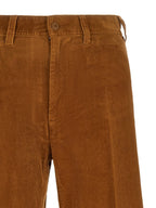 Polo Ralph Lauren Brown Cotton Flared Pants