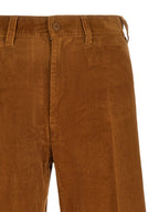 Polo Ralph Lauren Brown Cotton Flared Pants