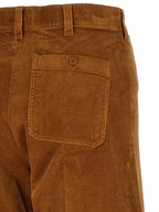 Polo Ralph Lauren Brown Cotton Flared Pants