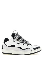 Lanvin Bicolor Calfskin Chunky Sneakers