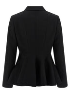 Fendi Black Virgin Wool Blazer