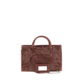 Balenciaga Bordeaux Lamb Ovis Aries Shoulder Bag