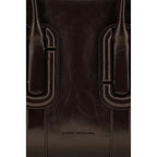 Marc Jacobs Brown Calf Leather Bos Taurus Handbag