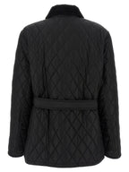 Burberry Black Polyamide Full-Length Jacket