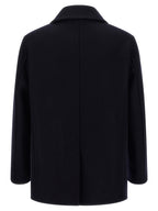 Burberry Blue Wool Coat
