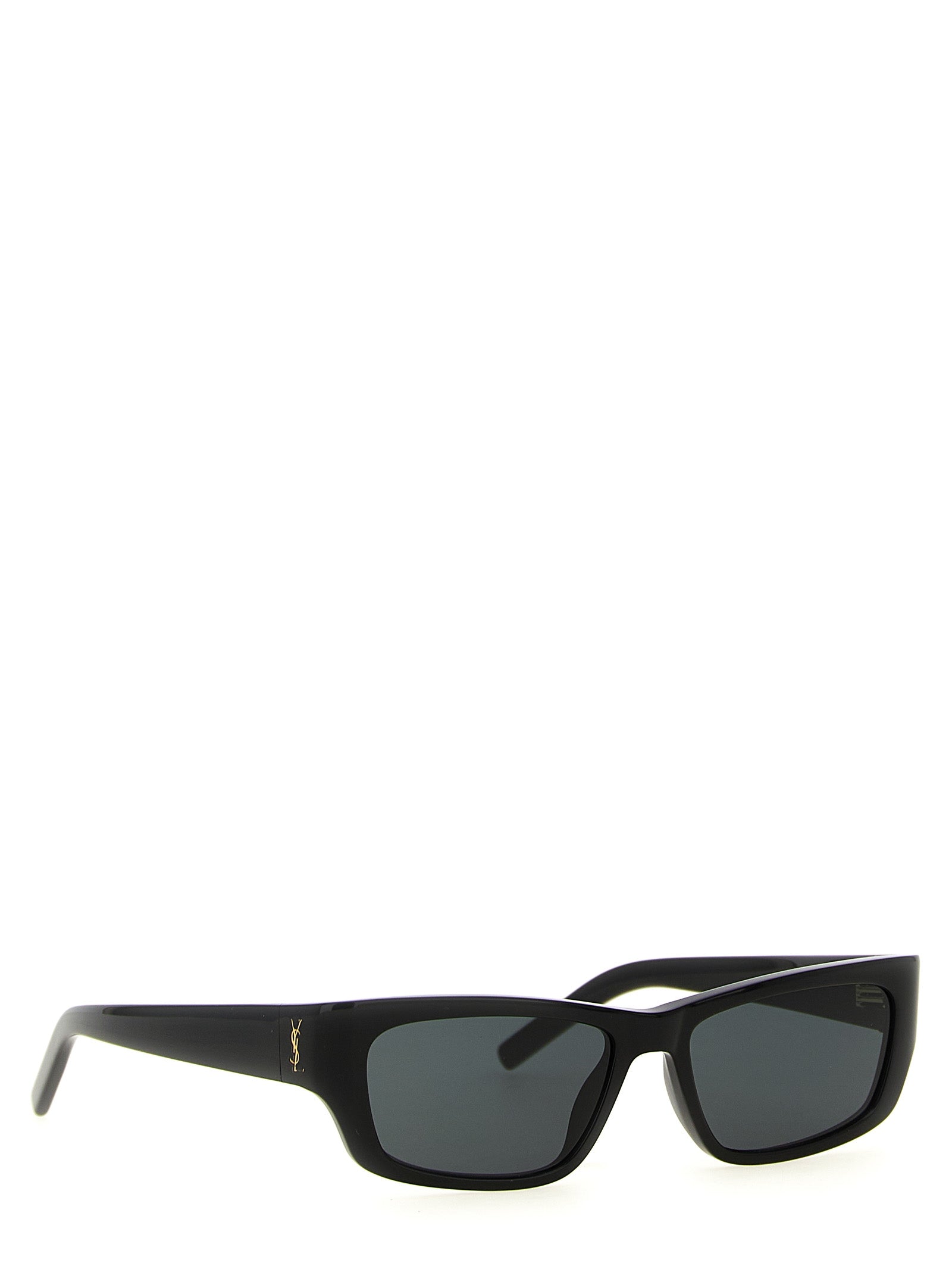 Saint Laurent Black Acetate Sunglasses