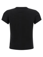 Saint Laurent Black Cotton T-Shirt